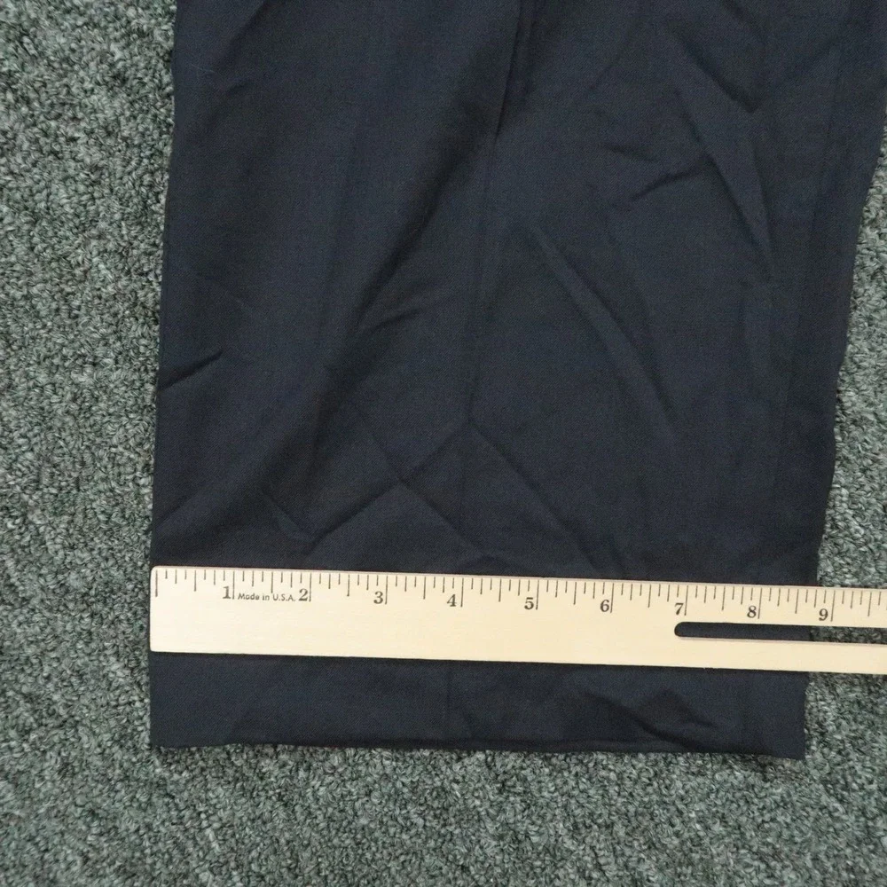 Banana Republic Pants Mens 36x32 Blue Straight Marzotto Super 120s Wool Trouser